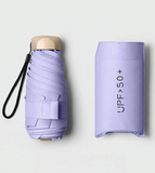 1pc Mini Travel Umbrella, Foldable Umbrella, Outdoor Portable Sunshade Umbrella