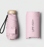 1pc Mini Travel Umbrella, Foldable Umbrella, Outdoor Portable Sunshade Umbrella