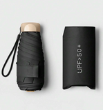 1pc Mini Travel Umbrella, Foldable Umbrella, Outdoor Portable Sunshade Umbrella