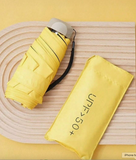 1pc Mini Travel Umbrella, Foldable Umbrella, Outdoor Portable Sunshade Umbrella
