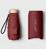 1pc Mini Travel Umbrella, Foldable Umbrella, Outdoor Portable Sunshade Umbrella