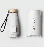 1pc Mini Travel Umbrella, Foldable Umbrella, Outdoor Portable Sunshade Umbrella