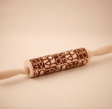 1pc 13.7-Inch Wooden Rolling Pin