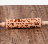 1pc 13.7-Inch Wooden Rolling Pin