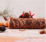 1pc 13.7-Inch Wooden Rolling Pin