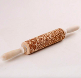 1pc 13.7-Inch Wooden Rolling Pin