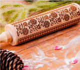 1pc 13.7-Inch Wooden Rolling Pin