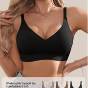 3pcs/Set Wireless Jelly Bra Comfortable & Soft Women's Fashion