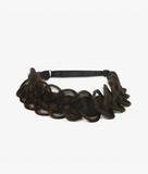14 Inch Black Brown Blonde Multicolor Synthetic Hair Braided Headband Classic Chunky Wide Plaited Braids Elastic Stretch Hairpiece Women Beauty Accessory