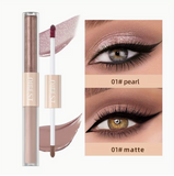 Double End Glitter Matte Eye Shadow Stick Pencil Eyeshadow Makeup Waterproof Bicolor Shimmer Cosmetics Beauty Makeup Tool