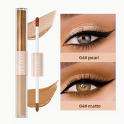 Double End Glitter Matte Eye Shadow Stick Pencil Eyeshadow Makeup Waterproof Bicolor Shimmer Cosmetics Beauty Makeup Tool