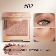 5-Color Single-Tone Shimmering Highlighter Eyeshadows