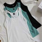 SHEIN EZwear 3pcs Women's Racerback Athletic Tank Tops, Sleeveless Sports Yoga Shirts,
