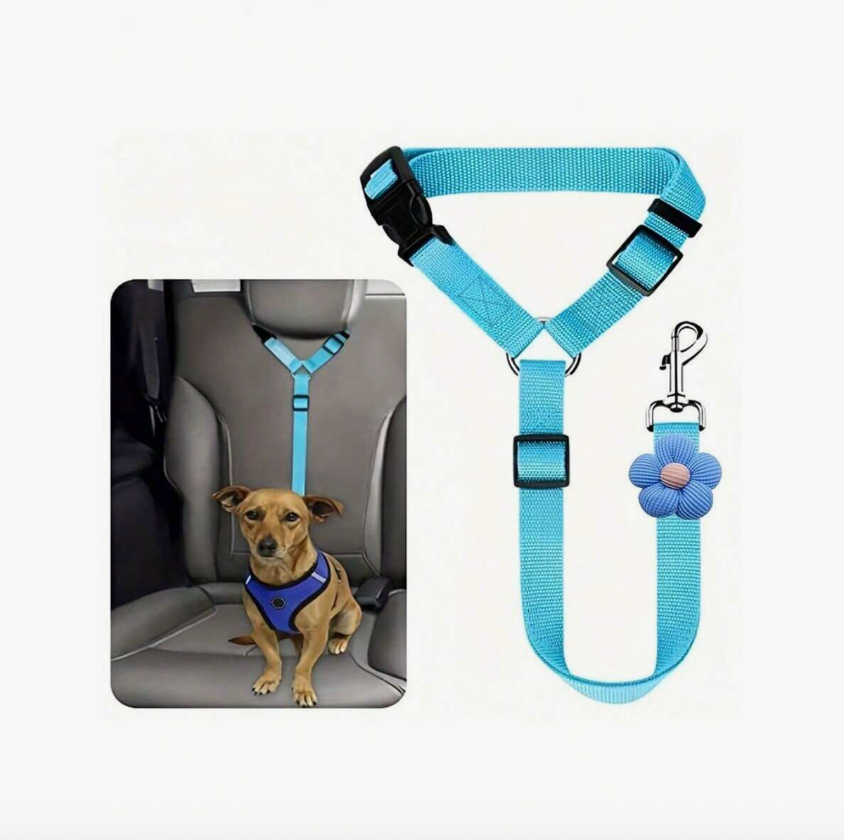 1pc Dog Seat Belt For Vehicle Secure, Pet Car Tether Leash For Dogs In Vehicles