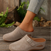 Elegant Fashion Women's New Platform Slip-On Mules, Comfortable Soft Sole Slides