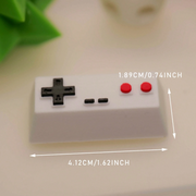 Retro Game Controller Shift Keycap - Artistic Mechanical Keyboard Design, Directional Keys, Classic Game Console Style, Made From Durable PLA Material, Compatible With Mechanical Keyboards, Ideal For Gamers And Collectors.
