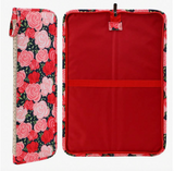 1pc Colorful Woven Needle Storage Box - Zipper Pouch, Fits 15.75" Needles