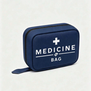 Waterproof Pill Storage Bag & Organizer Set, 14-Compartment 7-Day Medication Storage Pouch