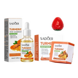 Turmeric Soap Bar, Turmeric Face Serum And Lip Balm