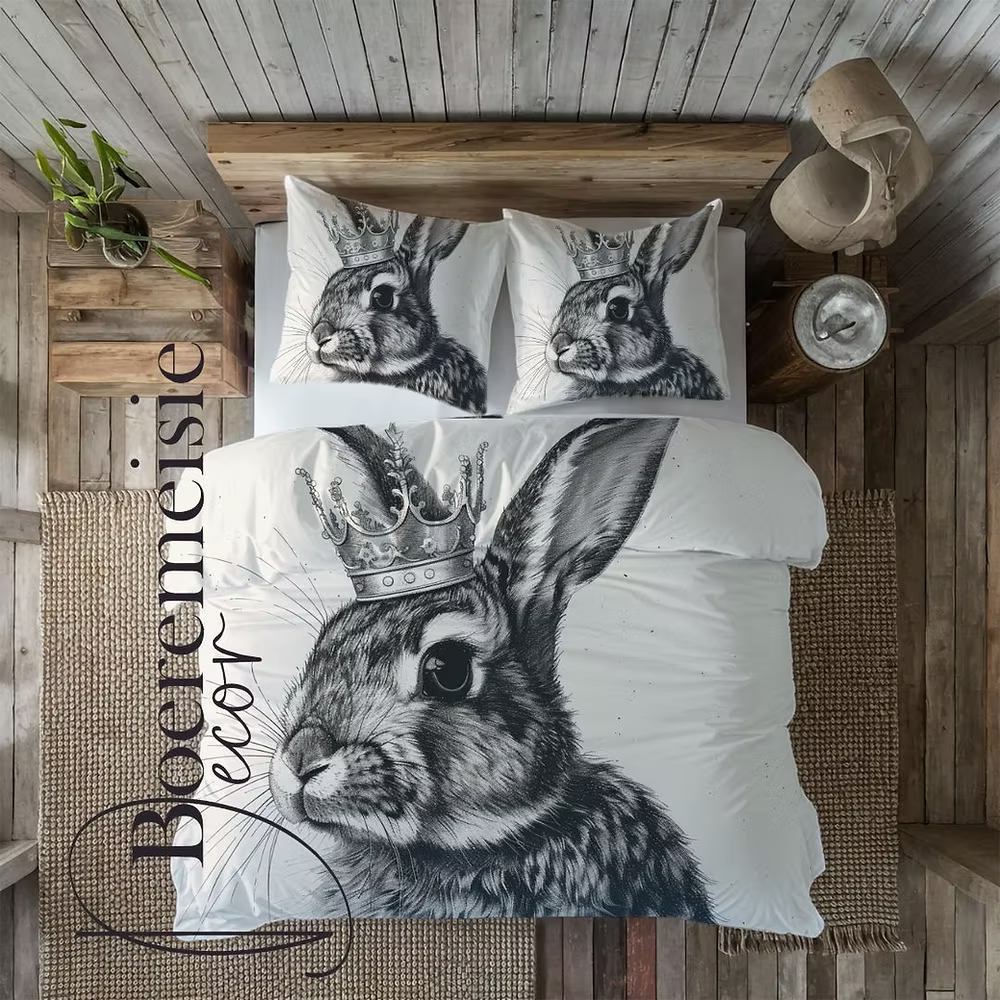 Vintage Crown Bunny