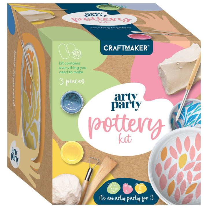 Arty Party Pottery Kit