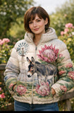 Donkey & Protea Puffer Jacket