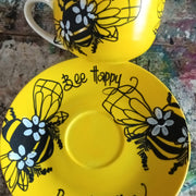Printed Tea Cup & Saucer Set