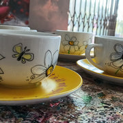 Printed Tea Cup & Saucer Set