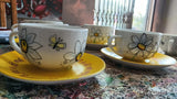 Printed Tea Cup & Saucer Set