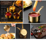 Gold Sauce & Measuring Cup Set - 3 Piece