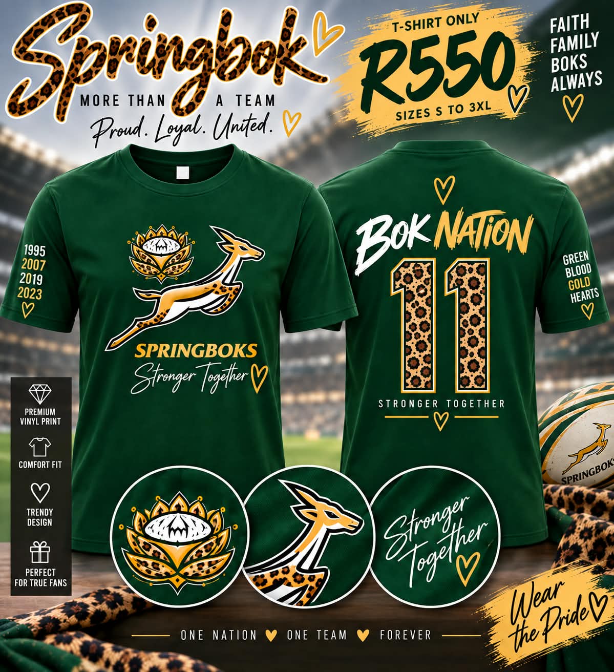 Bok Nation Springbuck T-Shirt