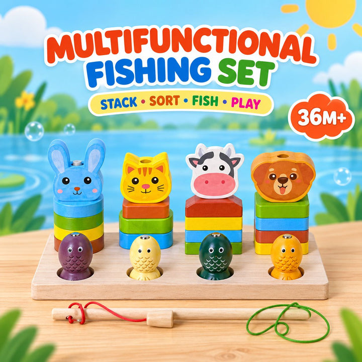 Wooden Fishing Toy