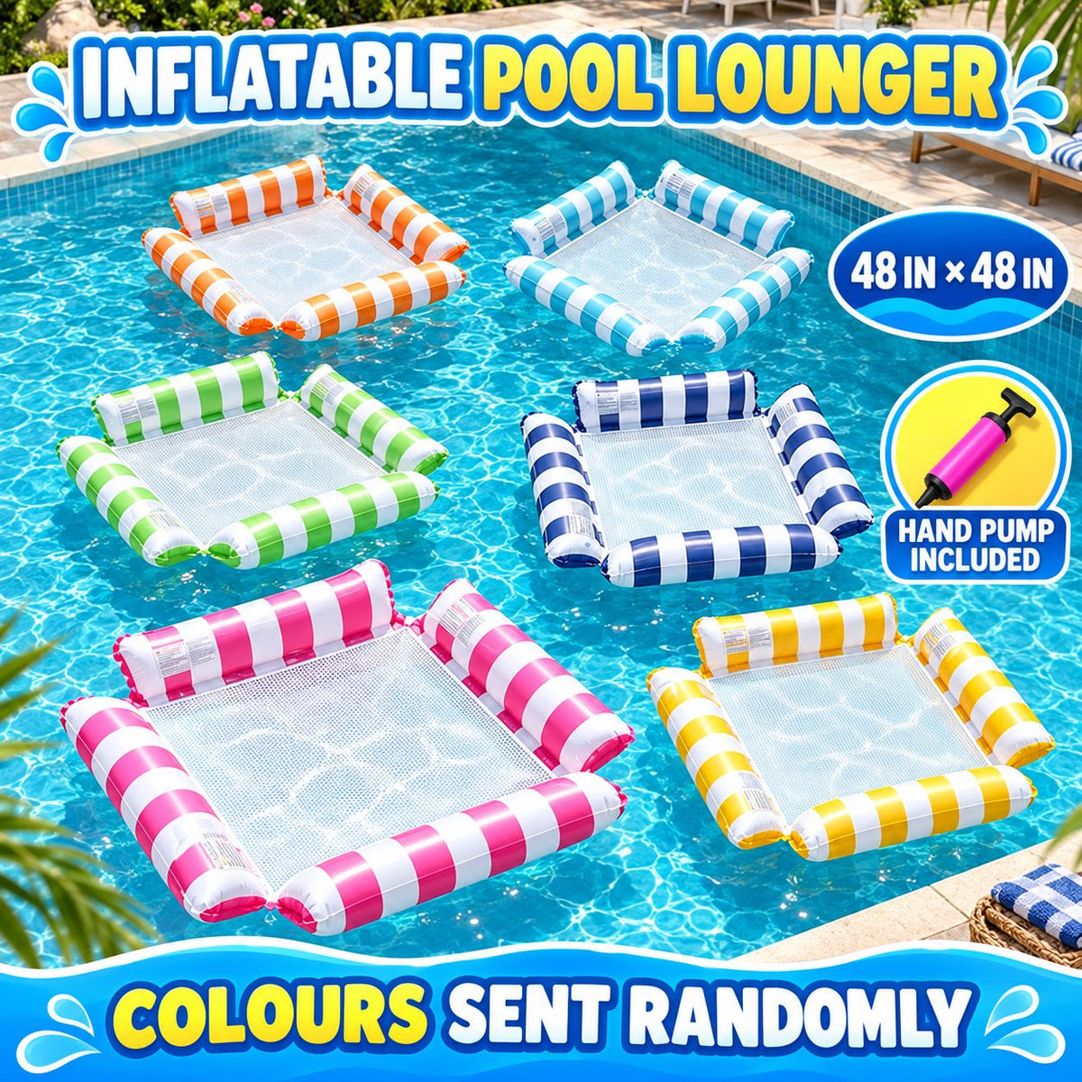 Pool Floats 48 × 48 Inch