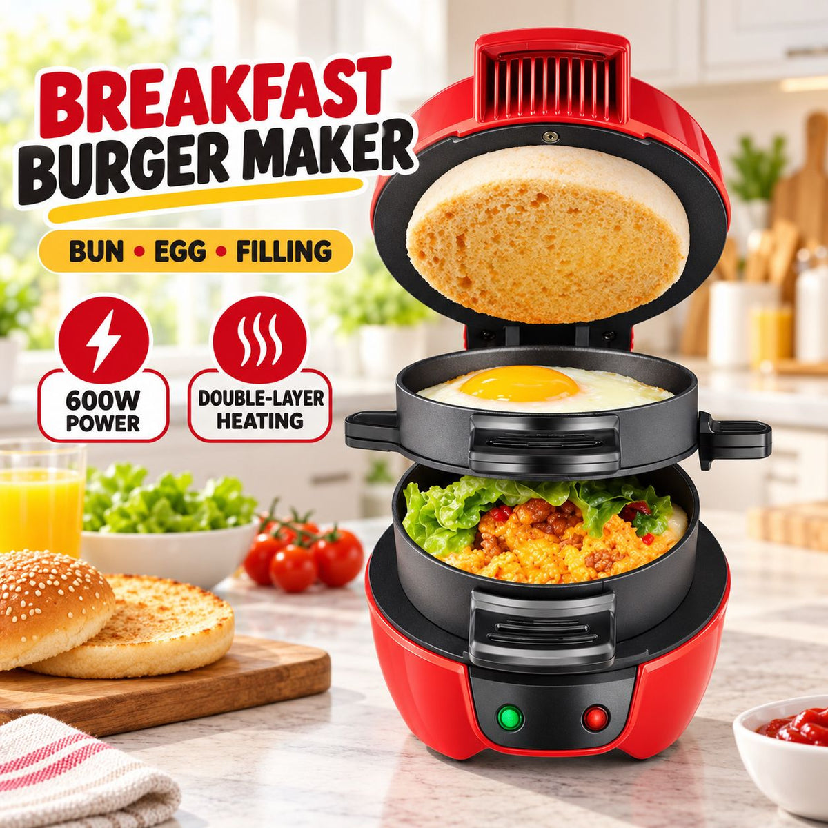 Breakfast Burger Maker