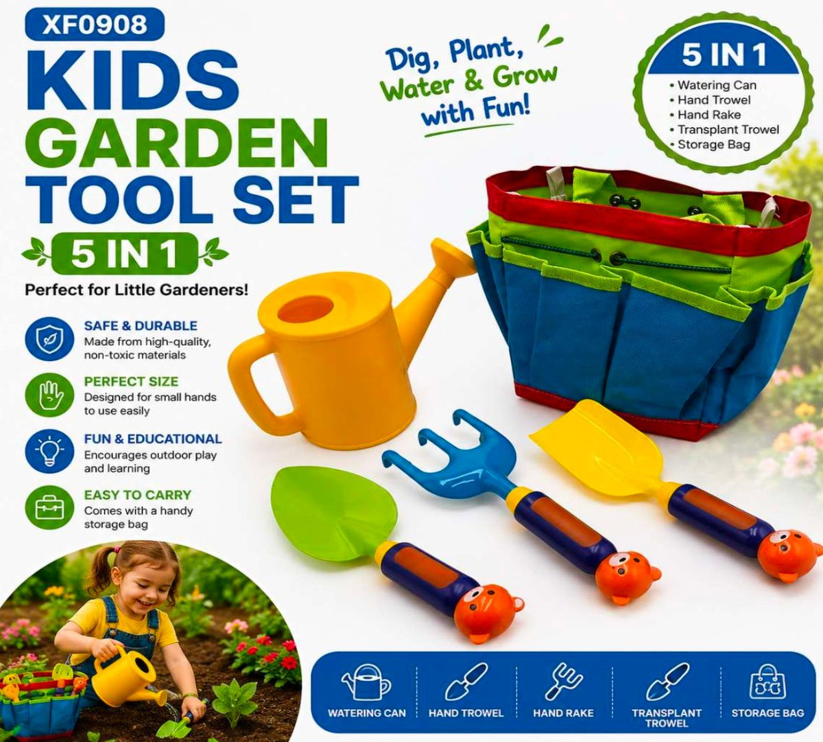 Kids Gardening Set