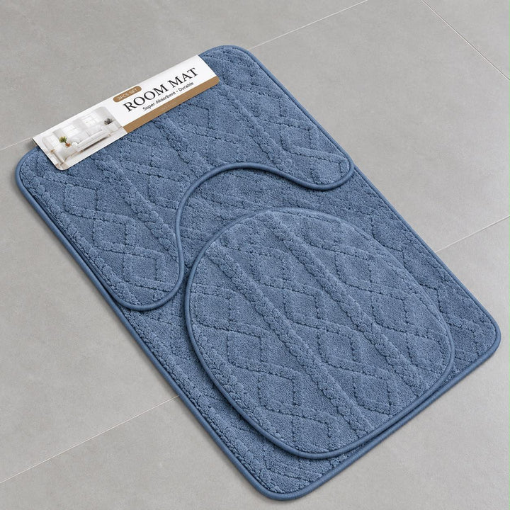 3-Piece Luxury Bathroom Mat Set