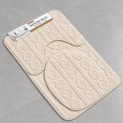 3-Piece Luxury Bathroom Mat Set