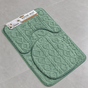 3-Piece Luxury Bathroom Mat Set