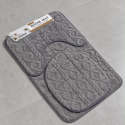 3-Piece Luxury Bathroom Mat Set