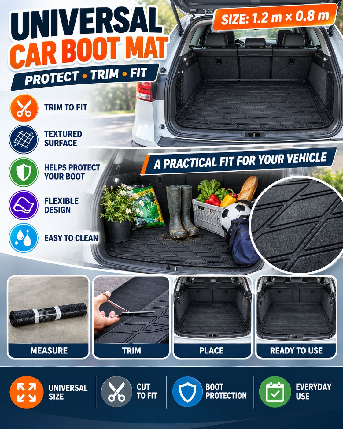 Car Boot Mat