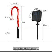 5PC Solar Candy Cane Lights