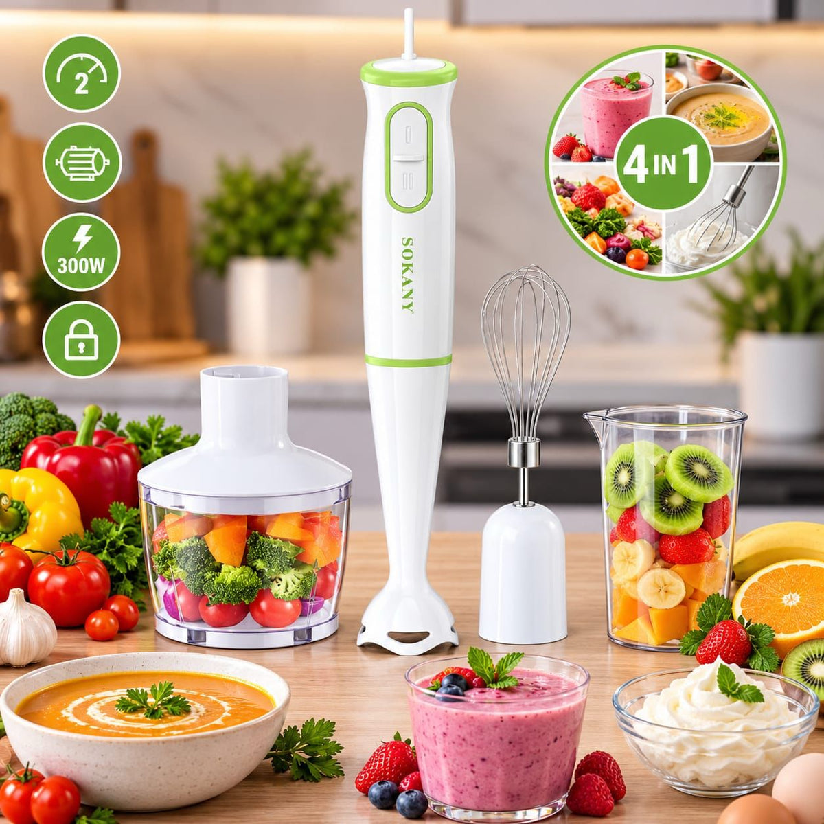 4-in-1 Blender Set