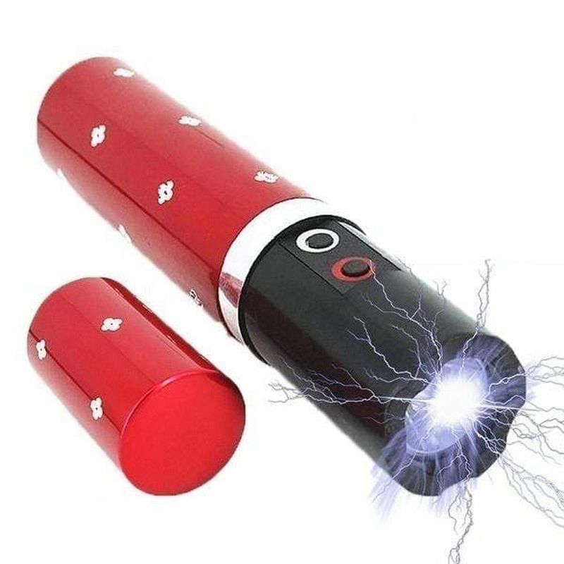 Mini Lipstick Flashlight With Stun Gun