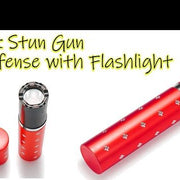Mini Lipstick Flashlight With Stun Gun