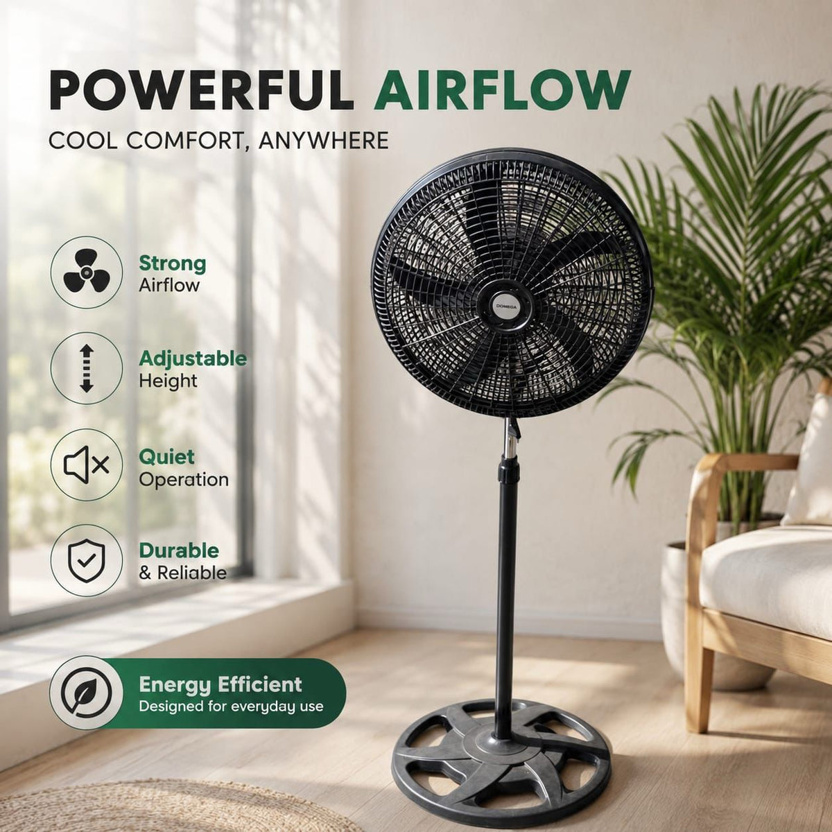 18" Stand Fan - 2 Pack