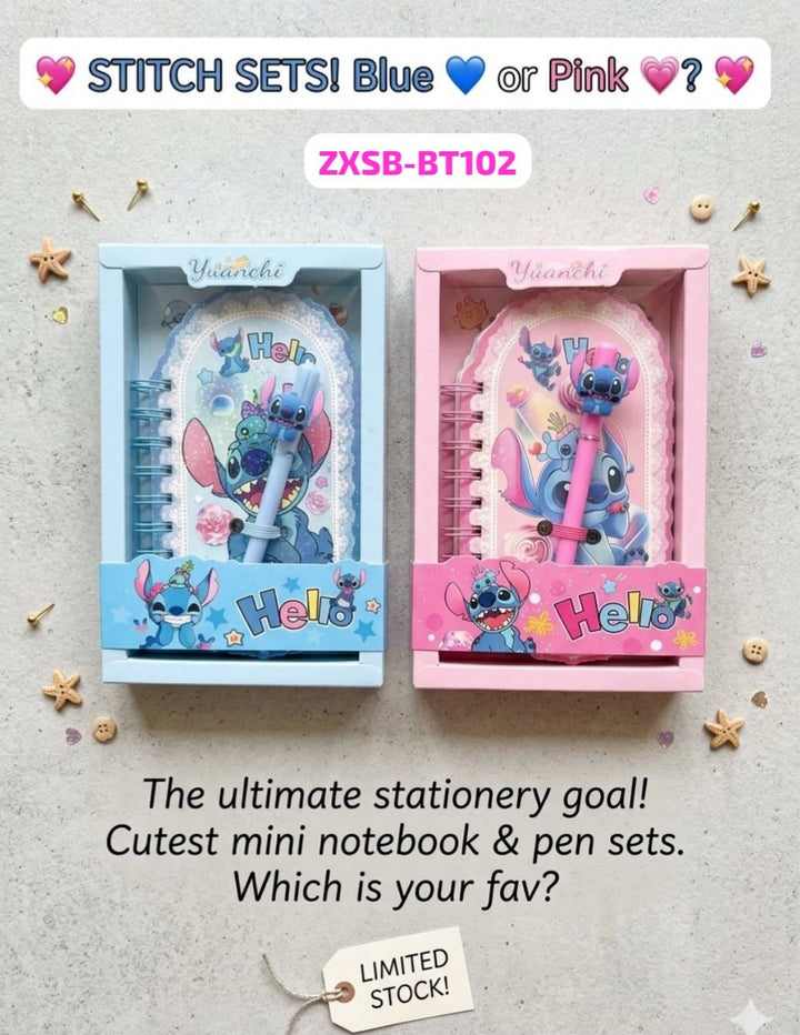 Stitch Pen and Notebook Set