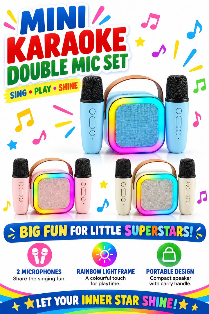 Karaoke Microphone and Speaker Set