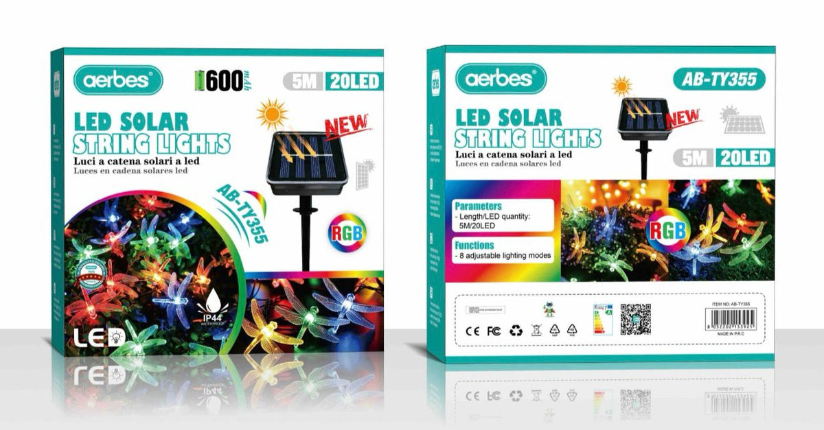 Dragonfly Solar LED Lights - 5m