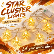 Battery Powered String Lights - 3m 20 Lights