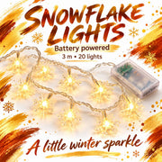 Battery Powered String Lights - 3m 20 Lights